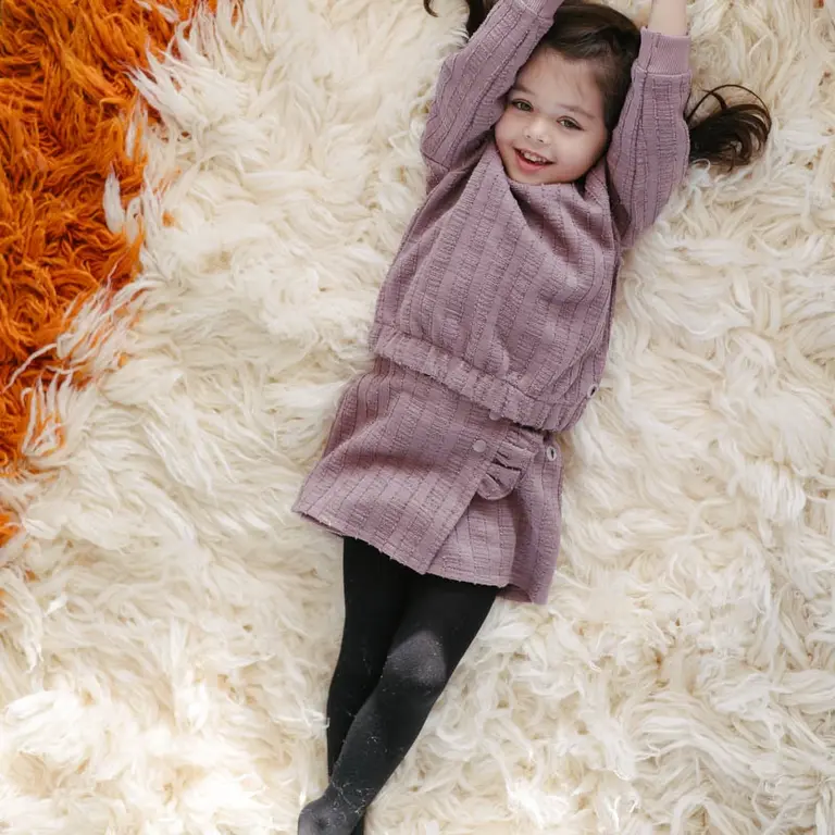 Trui Plien (dark mauve)