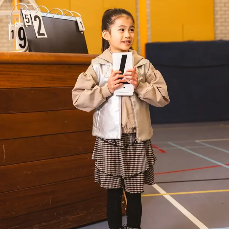 Rokje Domien (aop sand stripe)