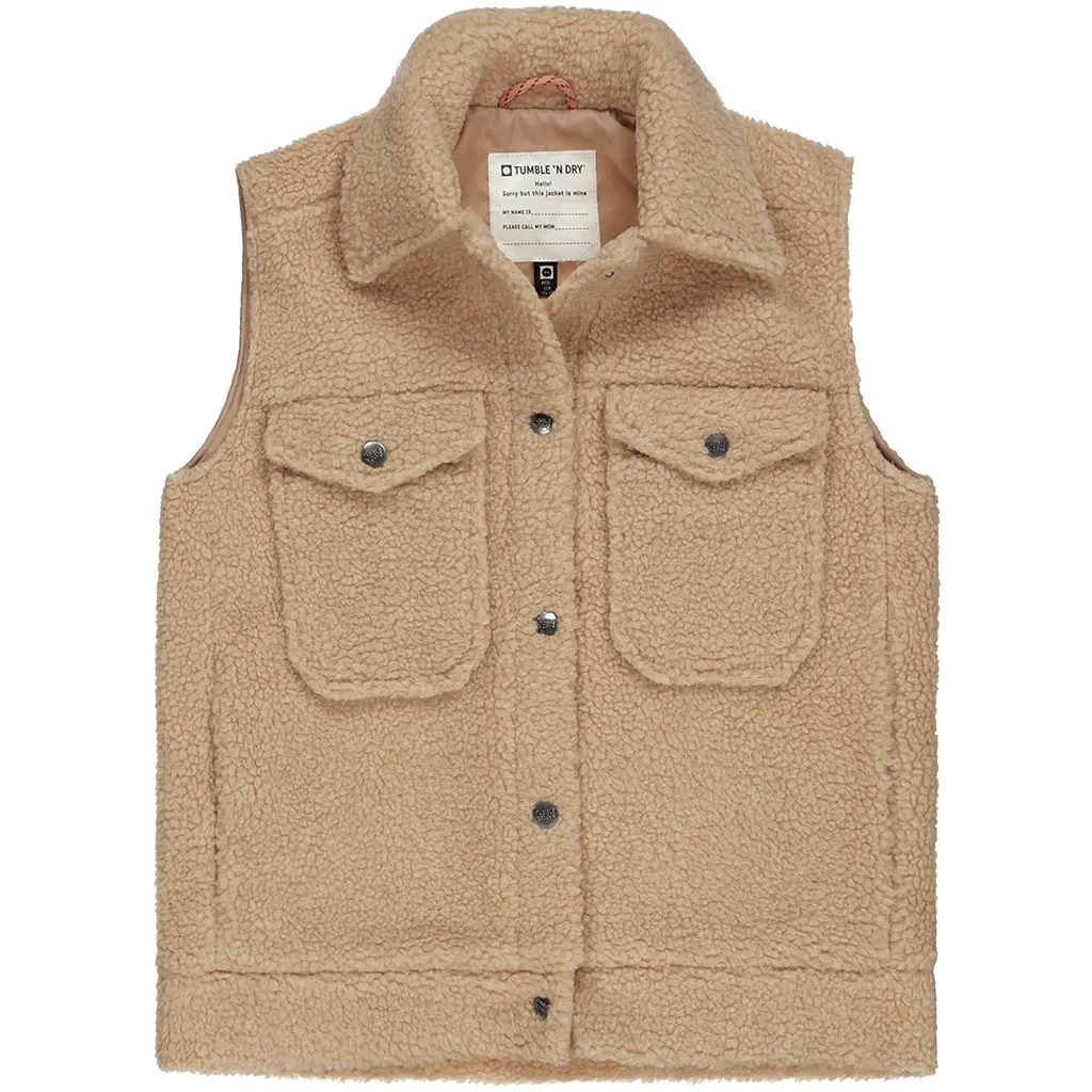 Gilet teddy Val Thorens (sesame)