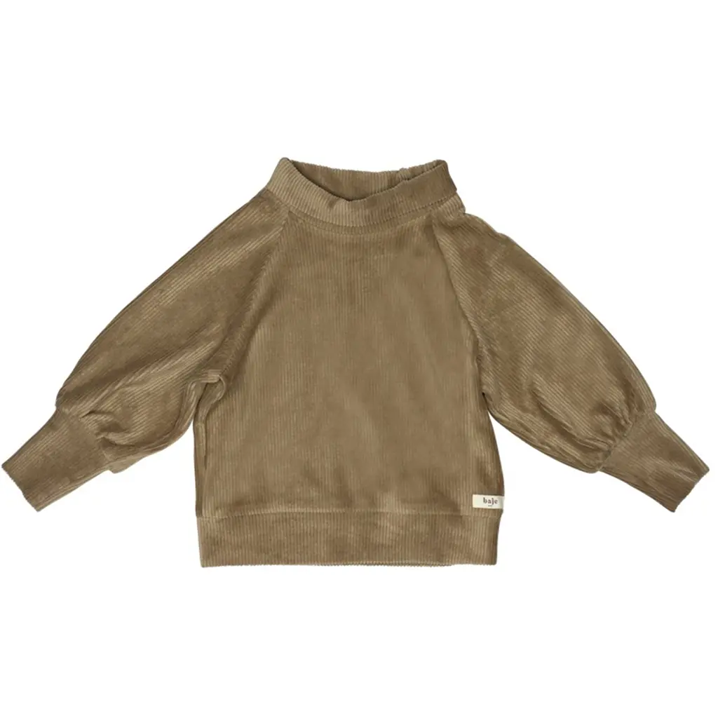 Longsleeve rib Witney (taupe)