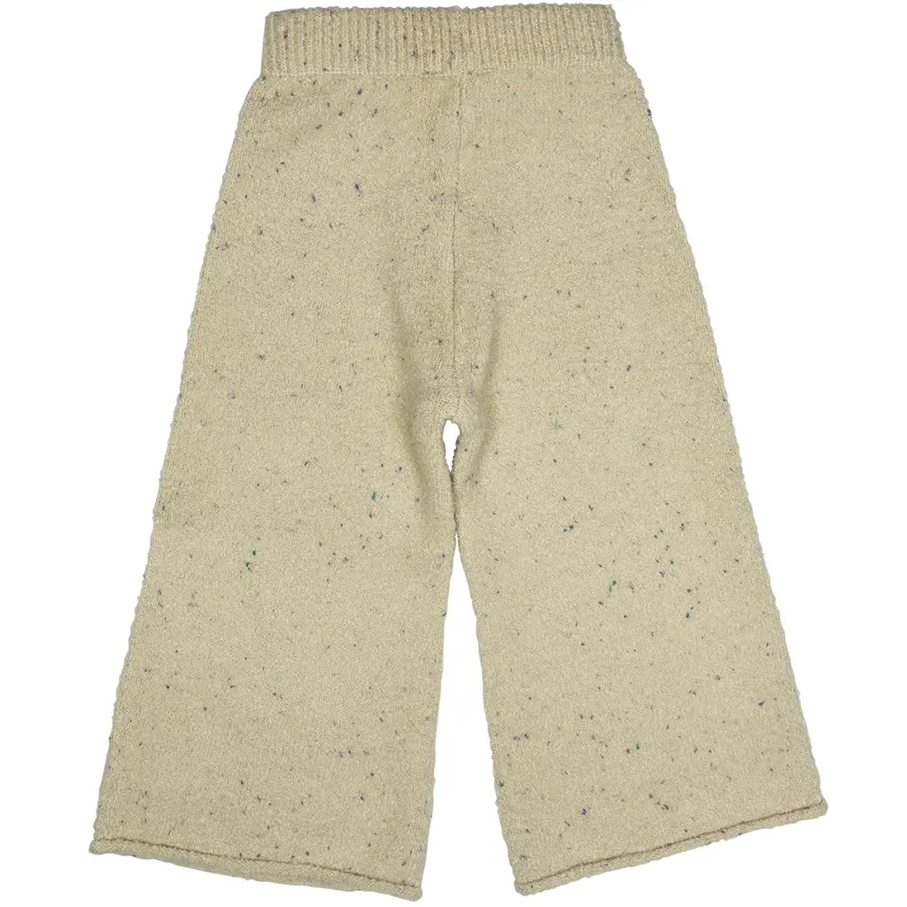 Gebreide broek Victoria wide fit (creme nappy)