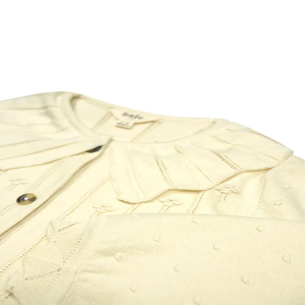 Gebreid vest Saint (creme)