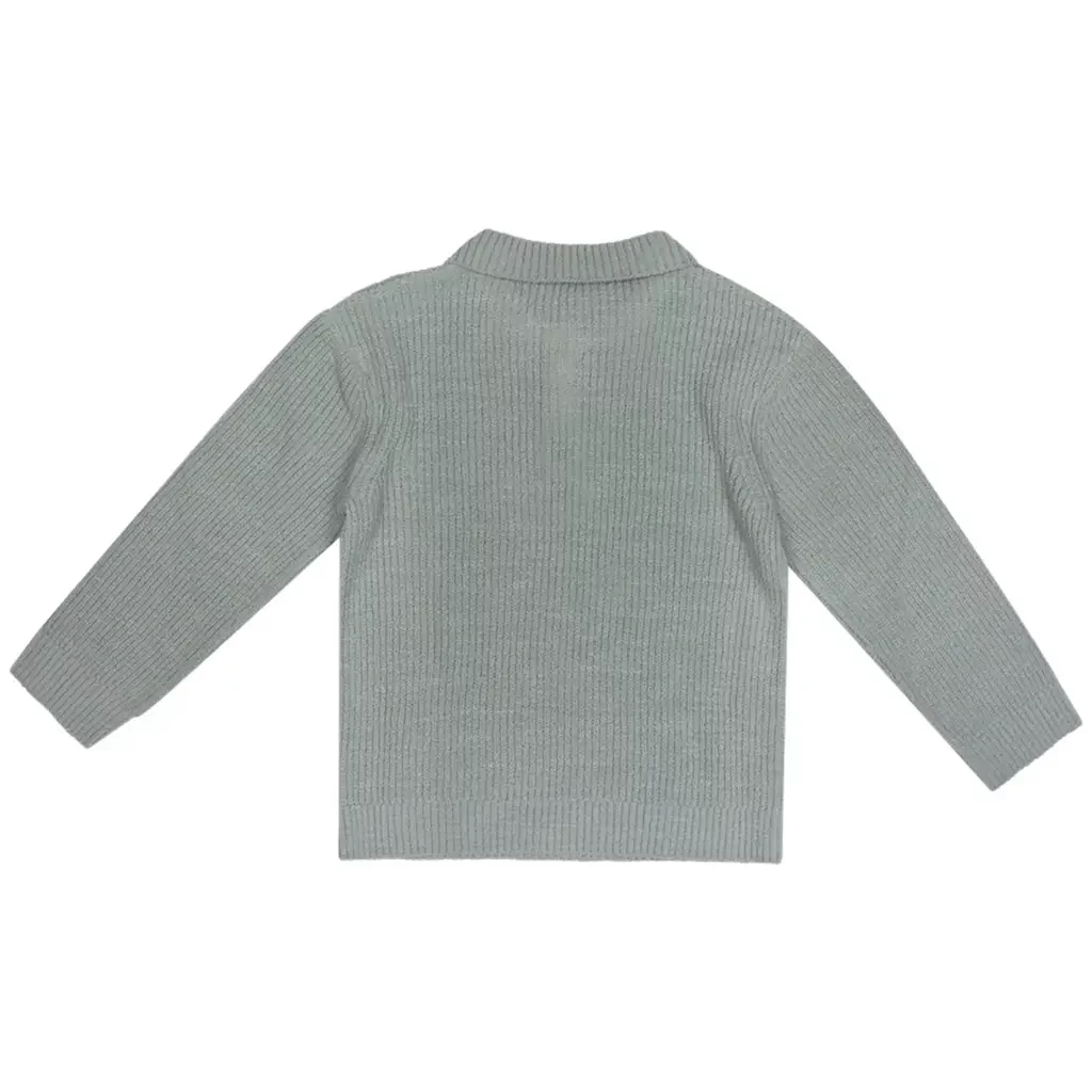 Gebreide polo Neas (greyish blue)