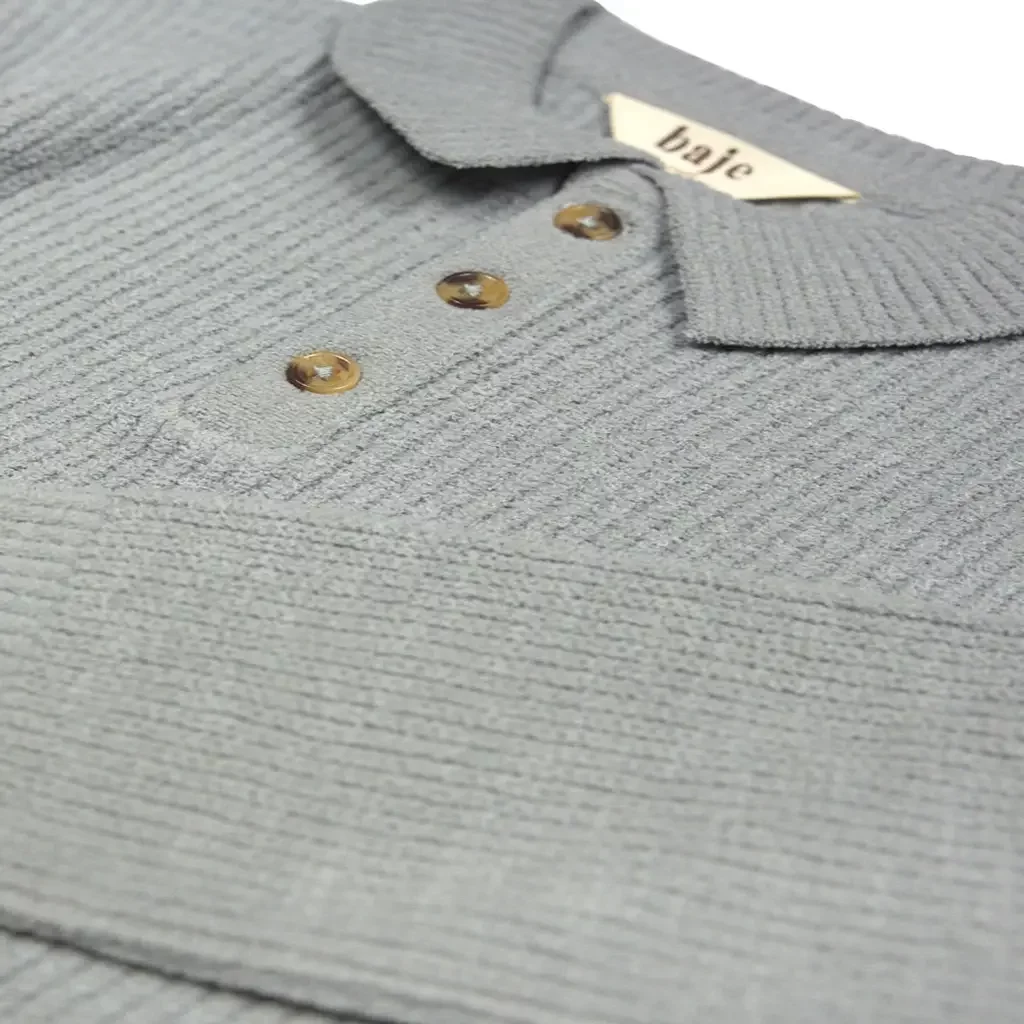 Gebreide polo Neas (greyish blue)