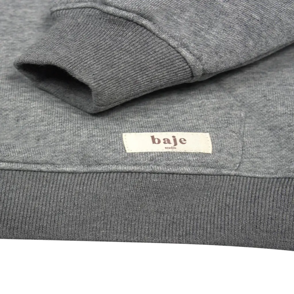 Trui hoodie Bodiam (grey dark melange)