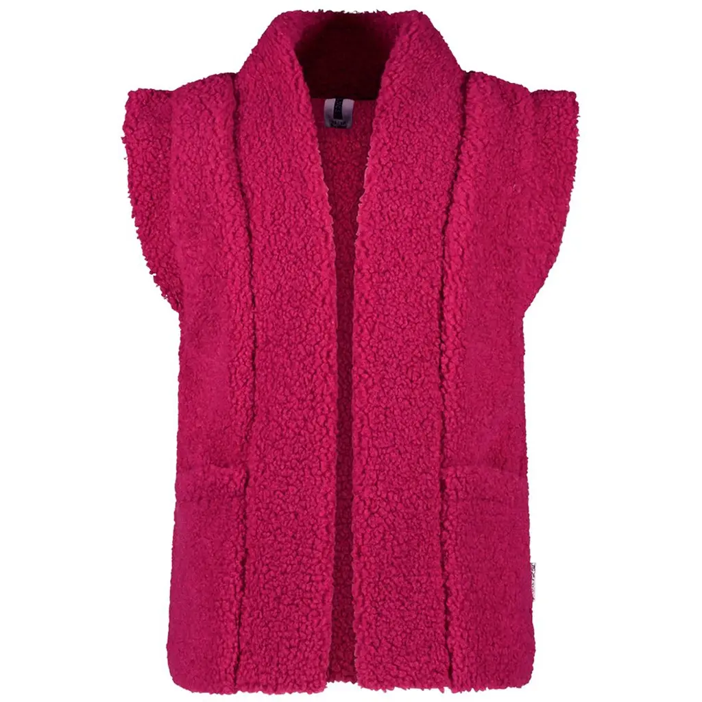 Gilet teddy Georgie (ruby rose)