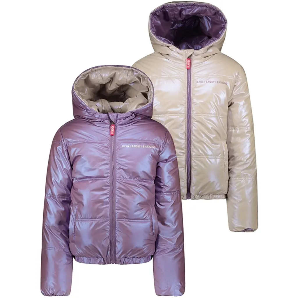 Winterjas Jacky REVERSIBLE (geranium pink)