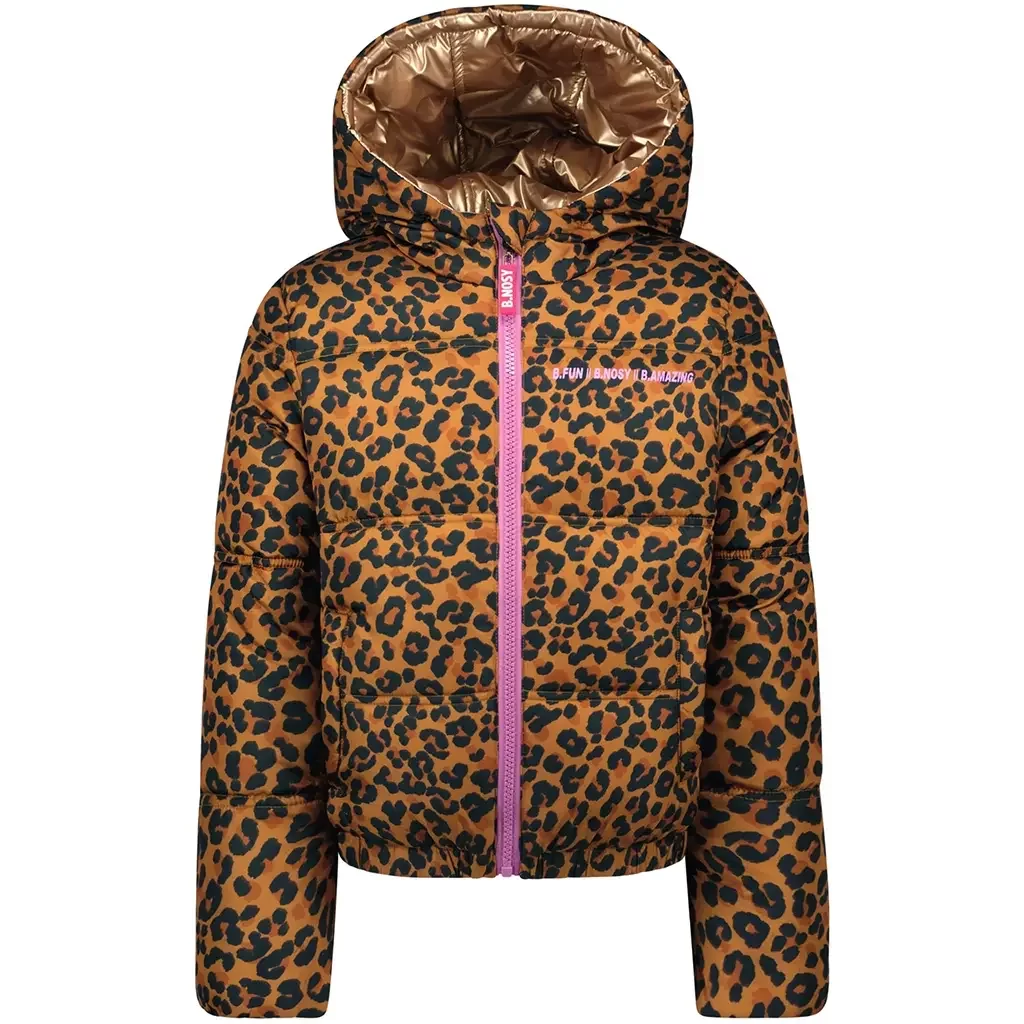 Winterjas Jacky REVERSIBLE (leopard jack)