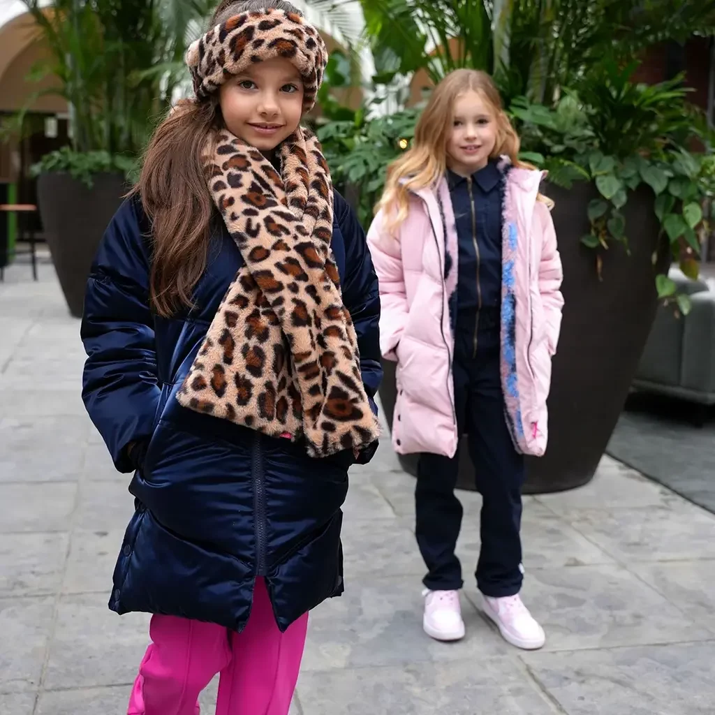 Muts en sjaal Anne fake fur (leopard fur jack)