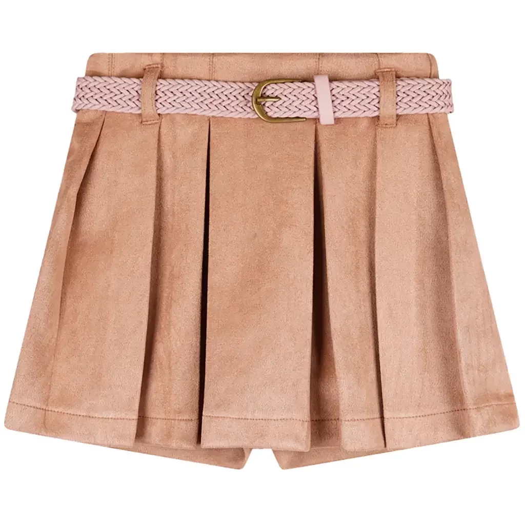 Skort Sella suede (taupe)