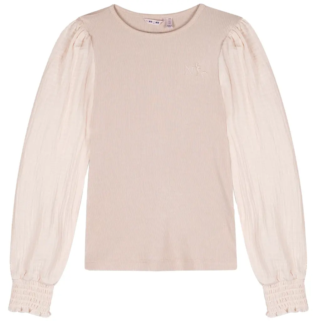 Longsleeve Kirza rib (pearled ivory)