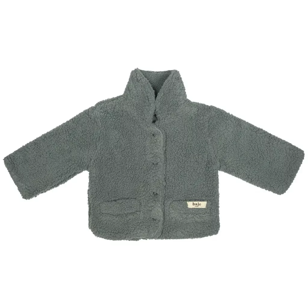 Winterjasje teddy Heather (greyish blue)