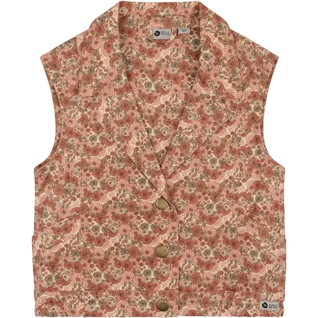 Gilet Flower (beige melange)