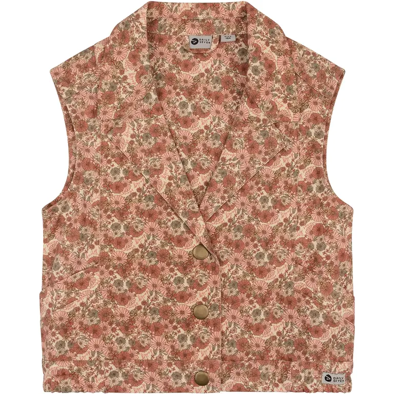 Gilet Flower (beige melange)