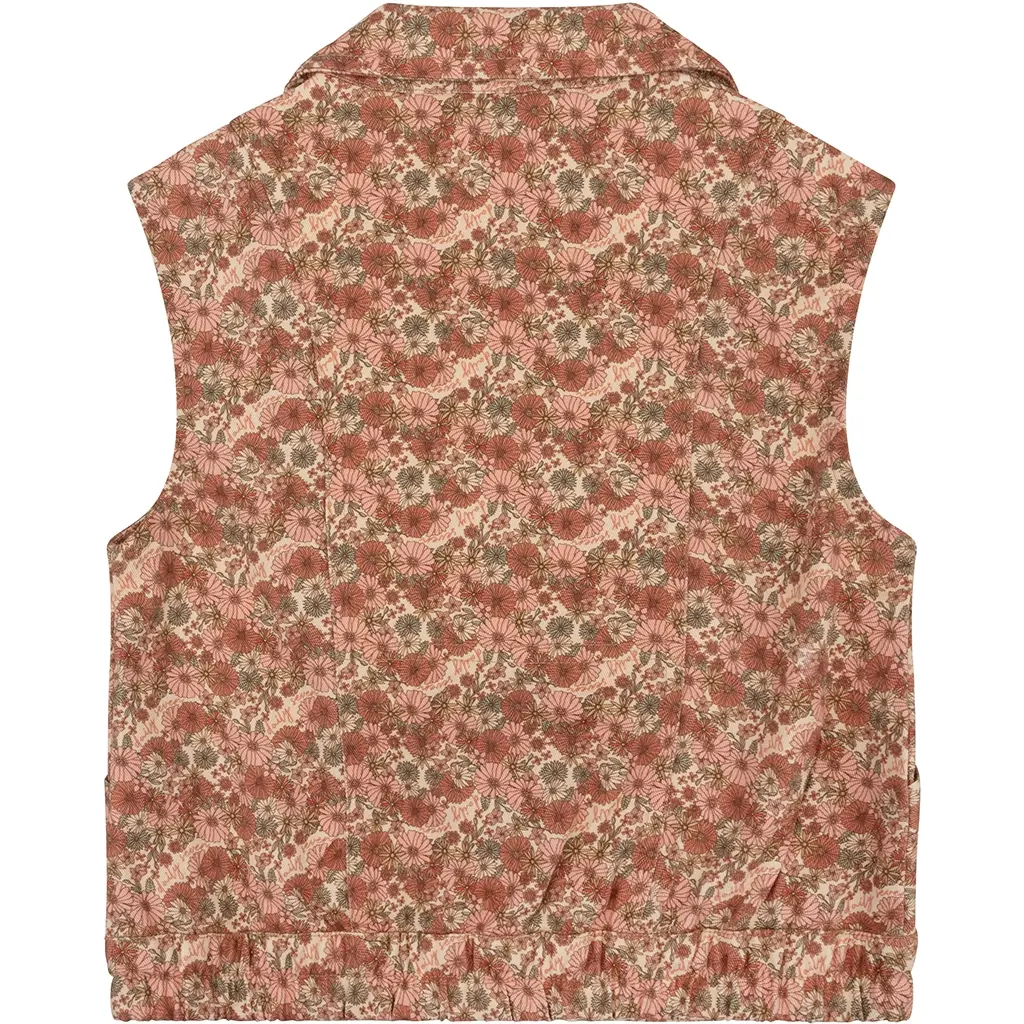 Gilet Flower (beige melange)