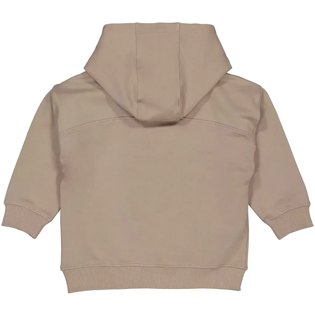 Truitje hoodie Peck (dark taupe)