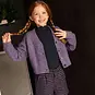 Like Flo Gebreid vest Deau (lavendel)
