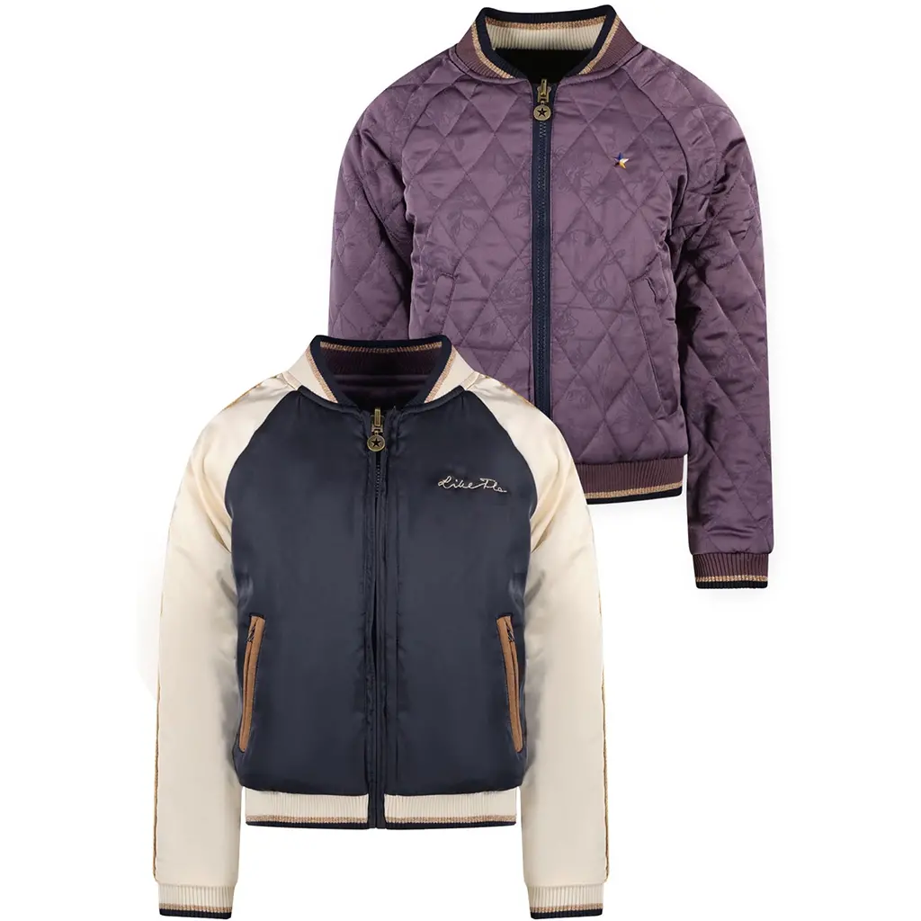 Jasje/vestje bomber Soof REVERSIBLE (navy)