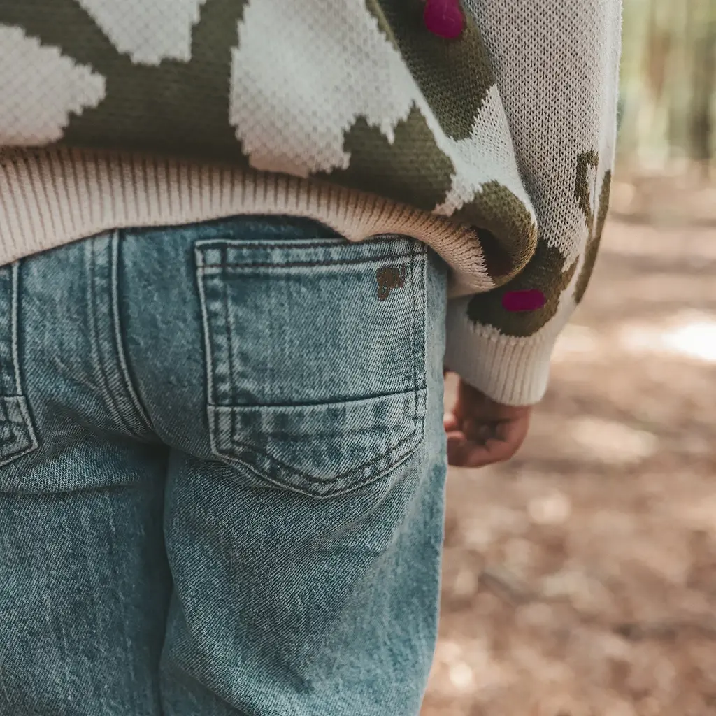 Jeans wide leg | Bold souls (sky blue)