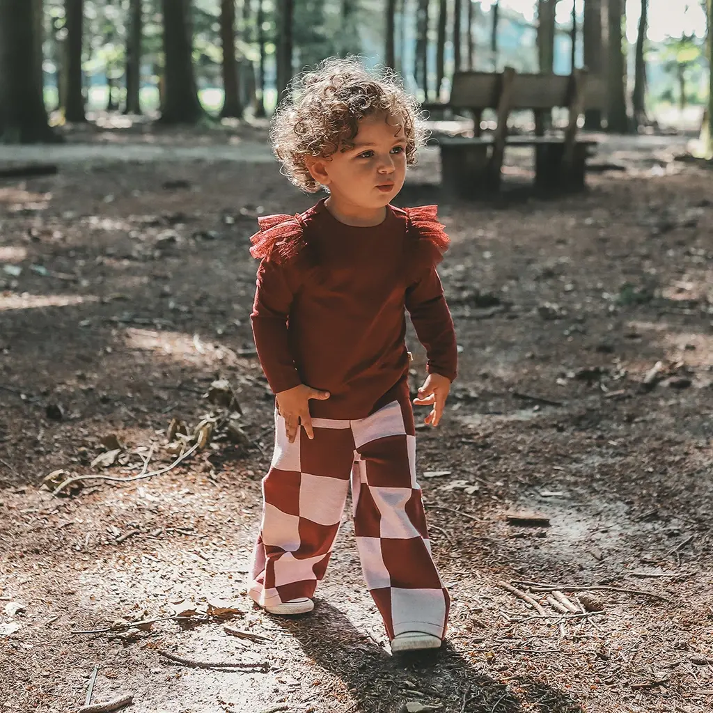 Longsleeve | Young rebel (maroon)