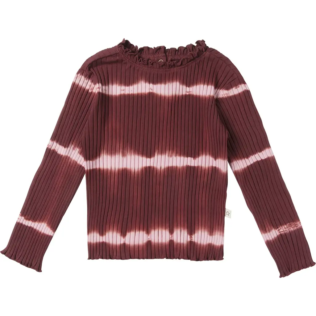 Longsleeve tie dye | Young rebel (maroon)