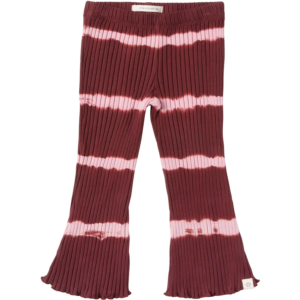 Broek flared | Young rebel (maroon)