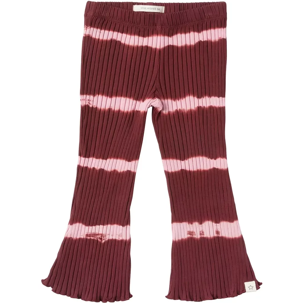 Legging flared | Young rebel (maroon)