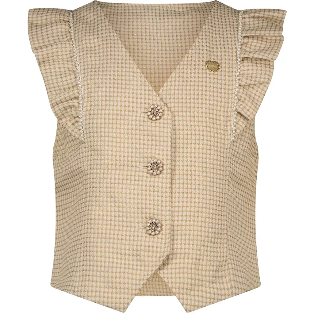 Gilet tweed-look Elize (fête du champagne)