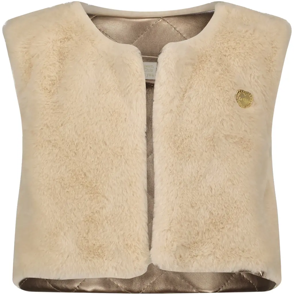 Gilet Emobla REVERSIBLE (pearled ivory)