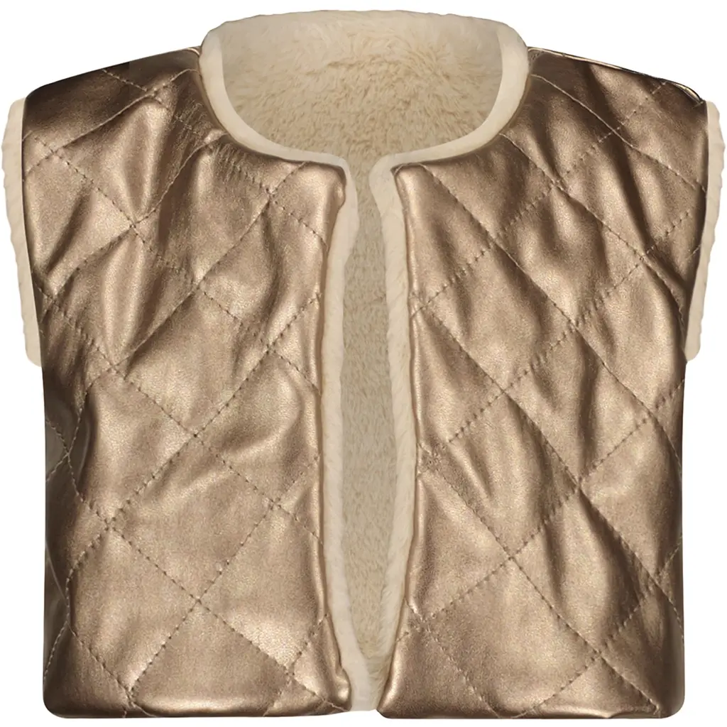 Gilet Emobla REVERSIBLE (pearled ivory)