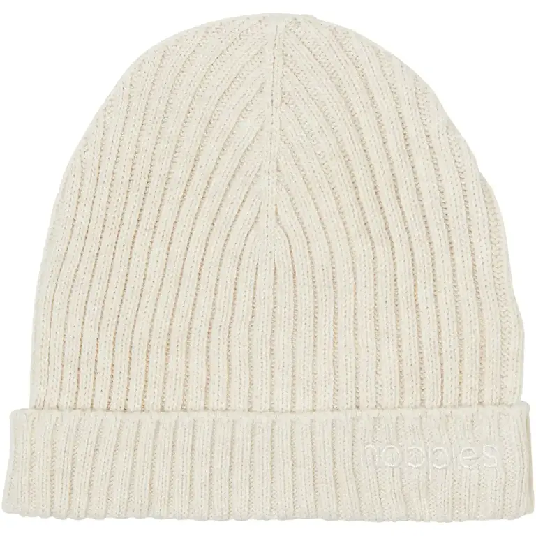 Gebreide muts Tynan (oatmeal melange)