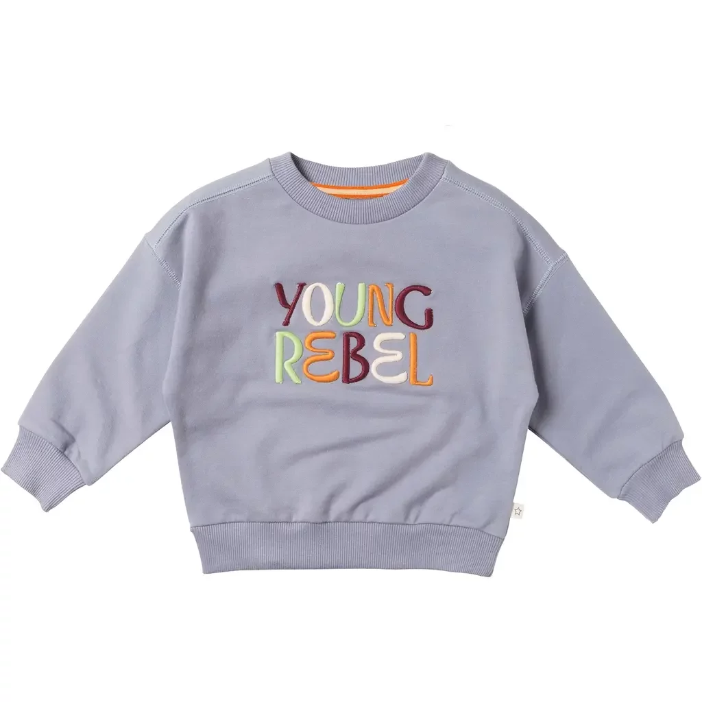 Trui wide fit | Young rebel (stormy)