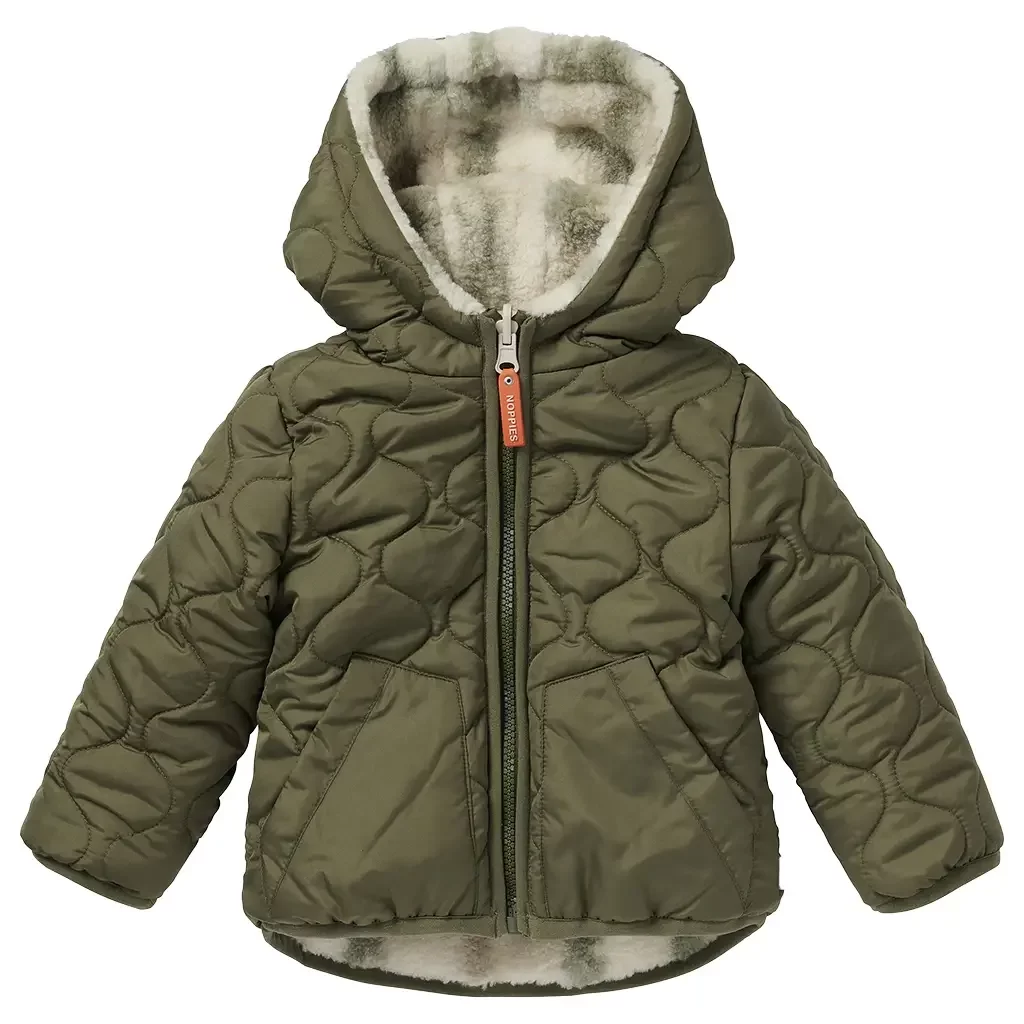 Winterjasje REVERSIBLE Galar (dusty olive)