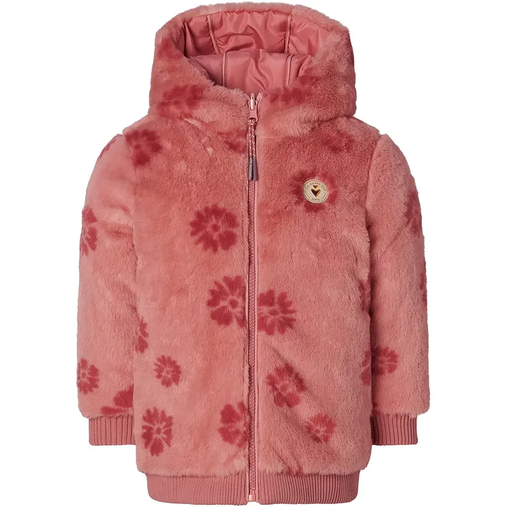 Winterjas Jishou REVERSIBLE (dusty rose)