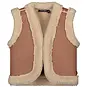 Like Flo Gilet Gita REVERSIBLE teddy (cognac)