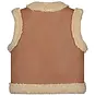 Like Flo Gilet Gita REVERSIBLE teddy (cognac)