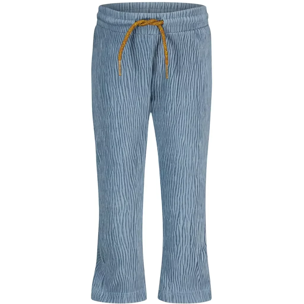 Broekje Jula velvet flared (lt denim)