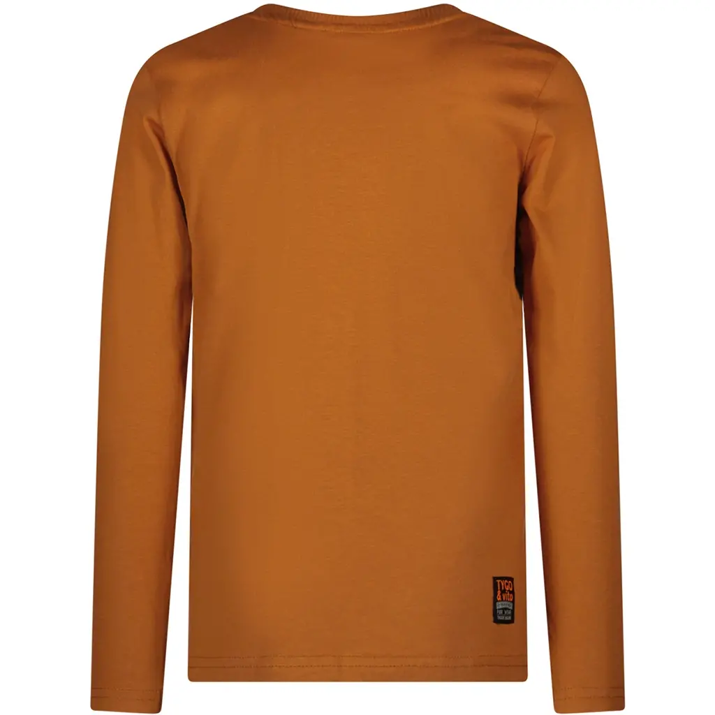 Longsleeve Mees (clay brown)