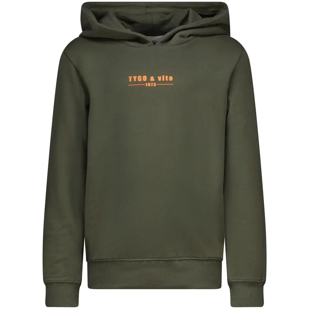 Trui hoodie Hugo (thyme)