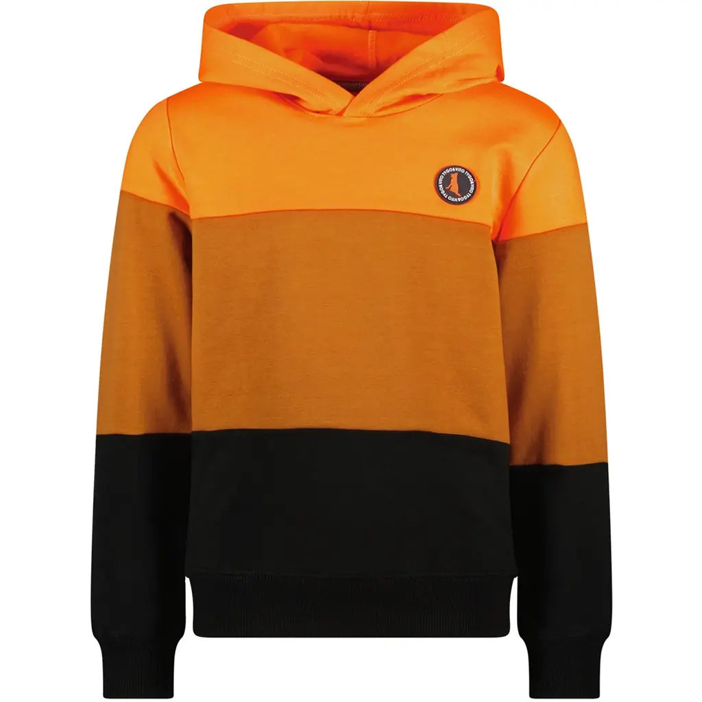 Trui hoodie Hessel (orange clownfish)