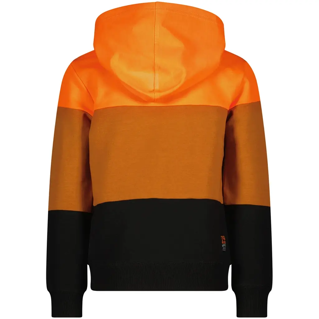 Trui hoodie Hessel (orange clownfish)