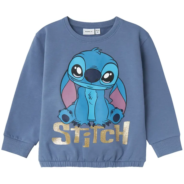 Trui sweat brushed Stitch (wild wind)