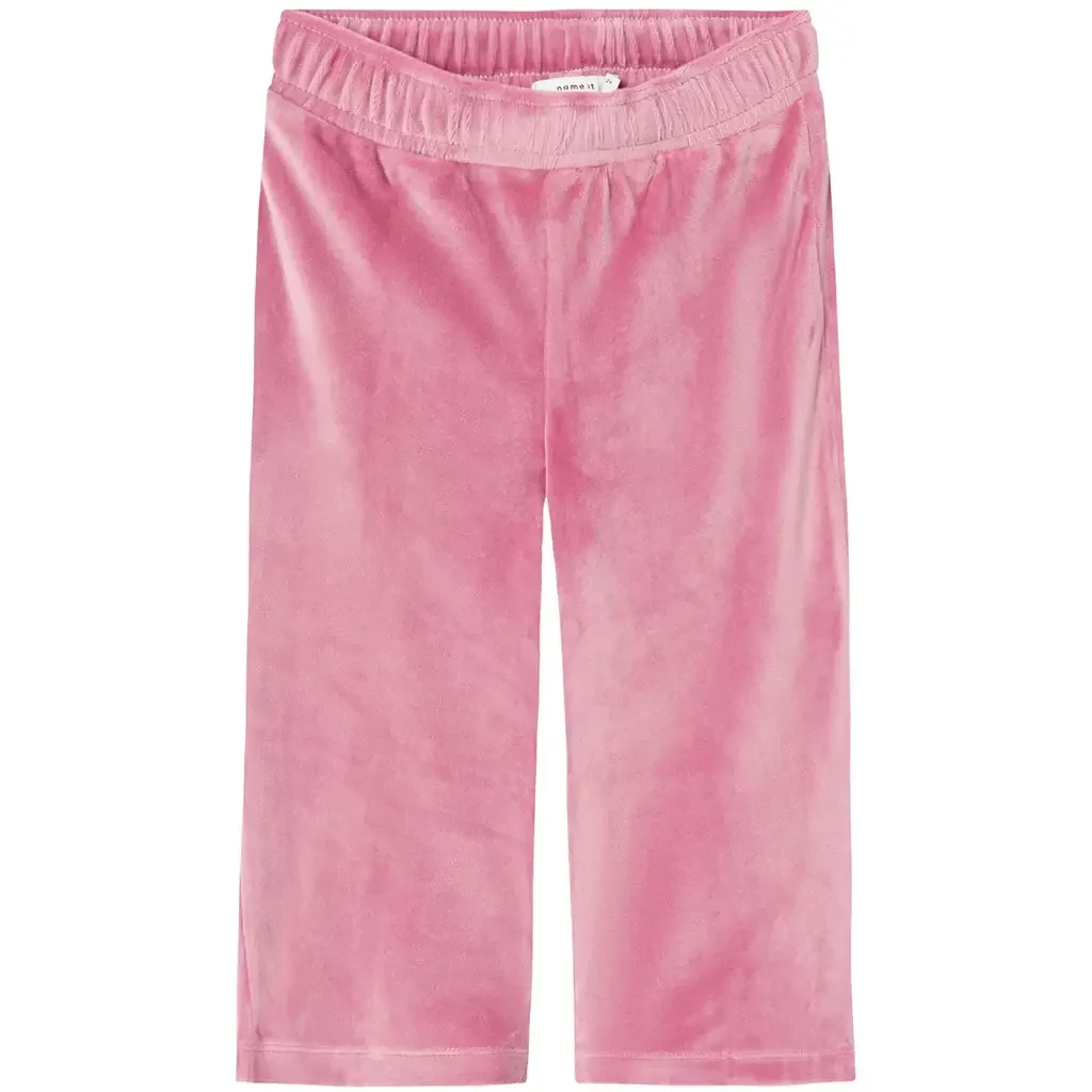 Broek fluweel WIDE FIT Stephanie (mauve orchid)