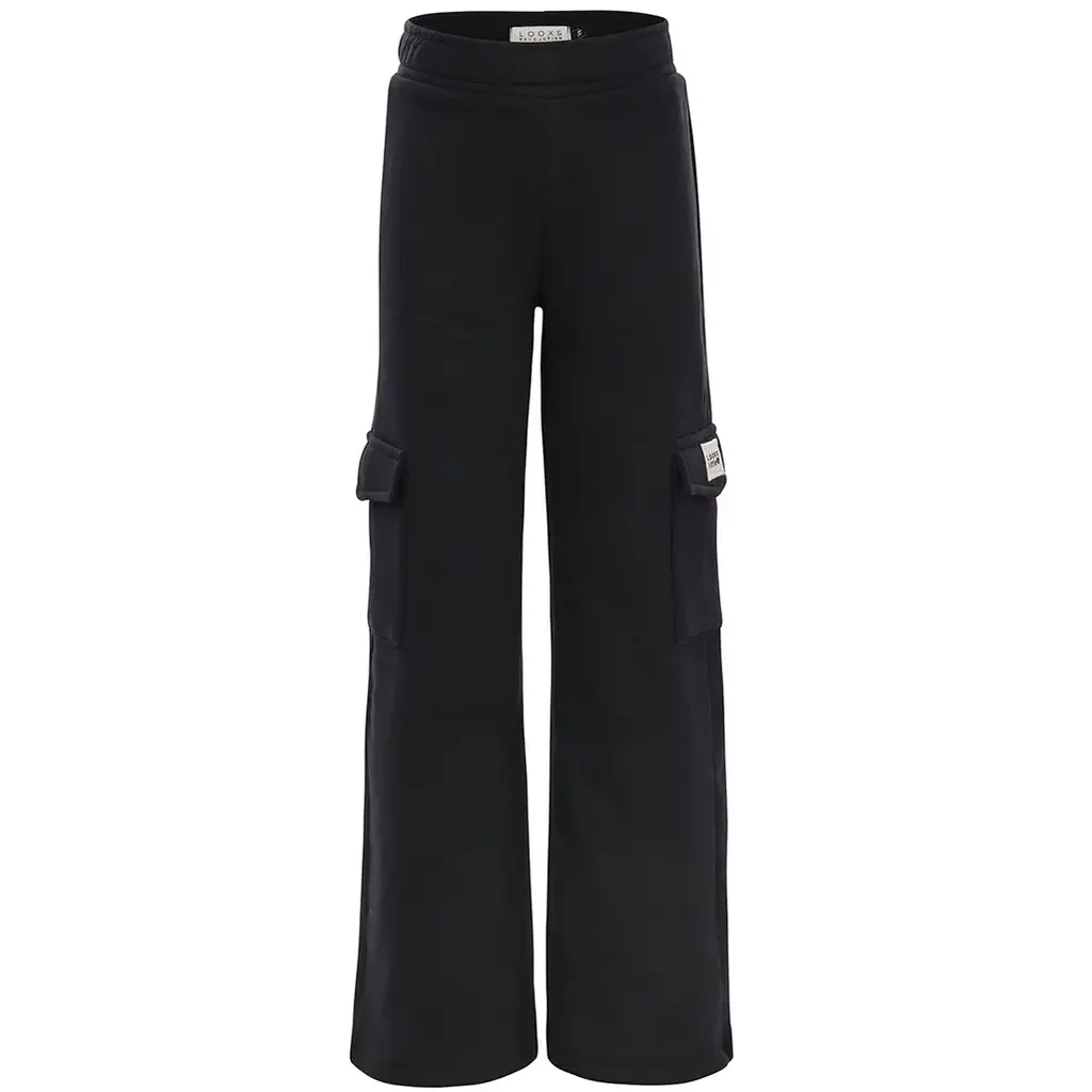 Broek wideleg (black)