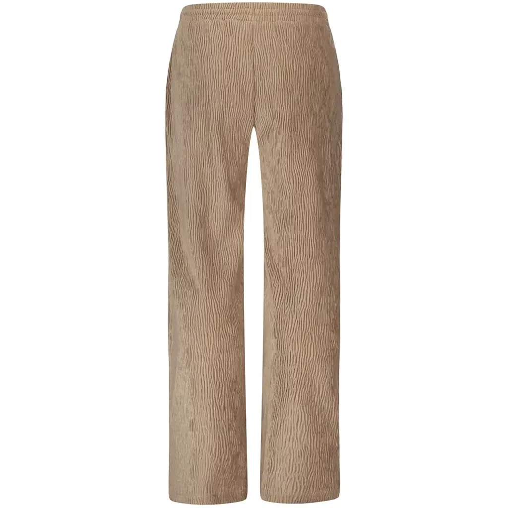 Broek Fem velvet (taupe)