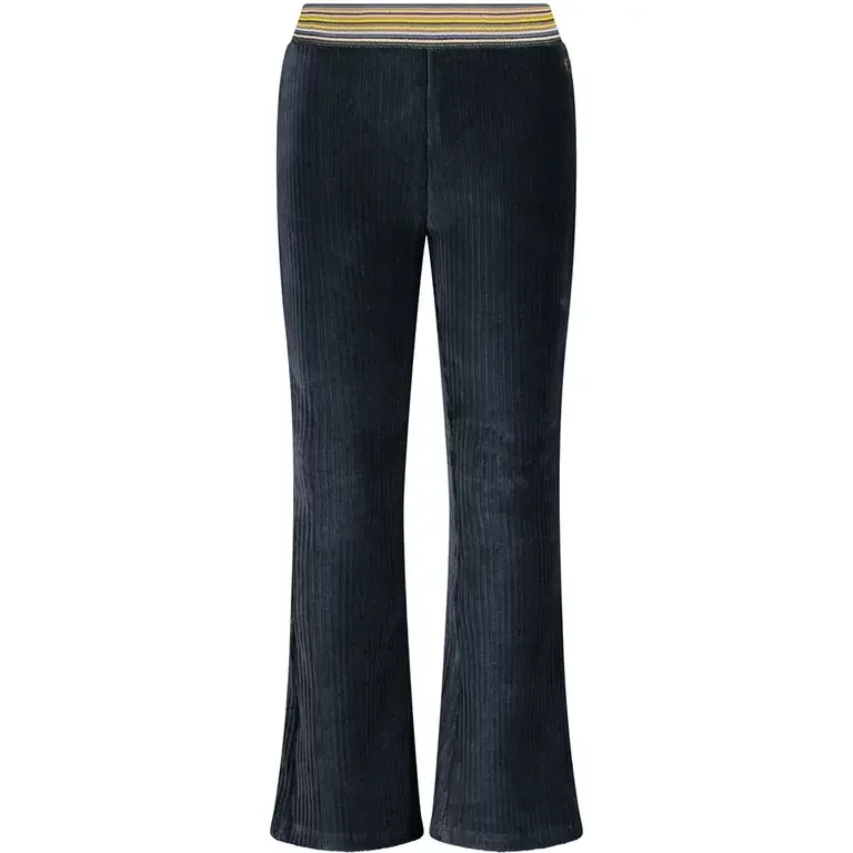 Broek Fem flared (navy)