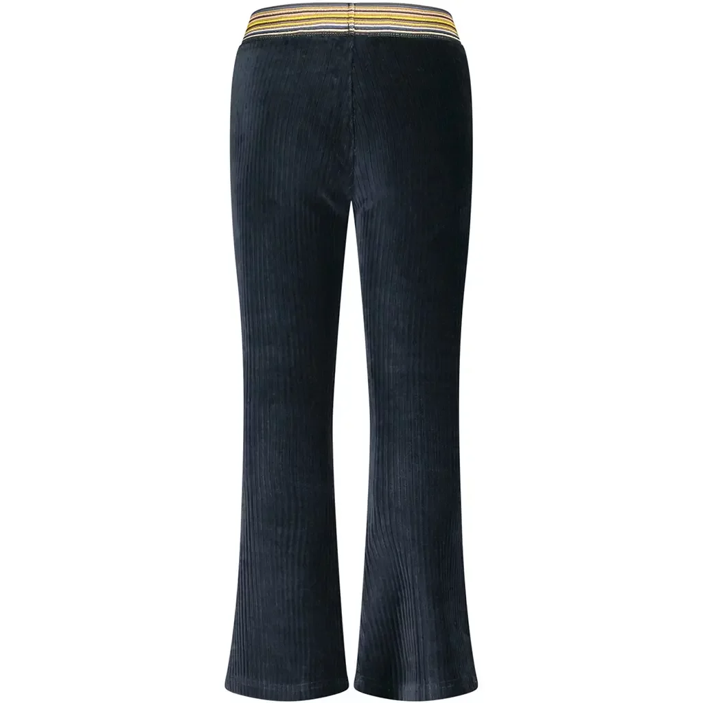 Broek Fem flared (navy)