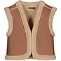 Like Flo Gilet Dewi REVERSIBLE teddy (cognac)