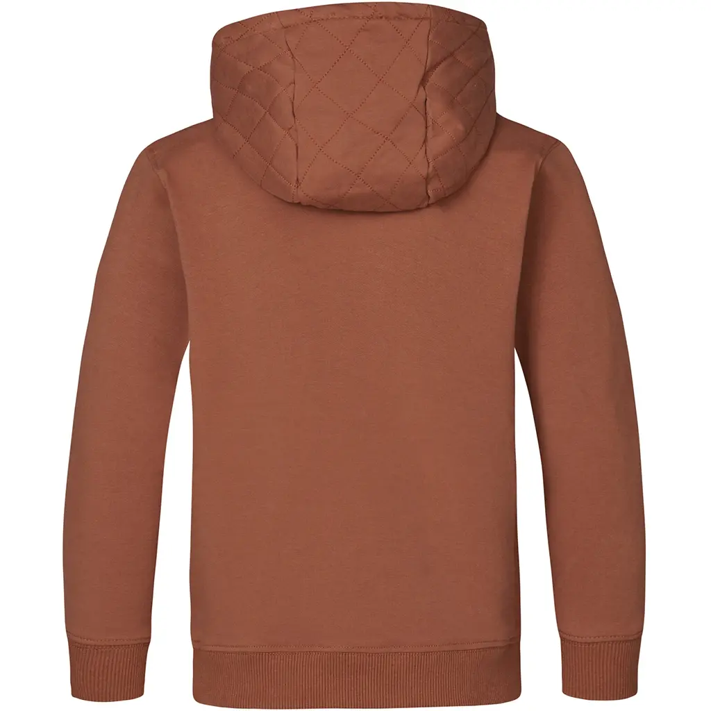 Trui hoodie Hedong (brown patina)