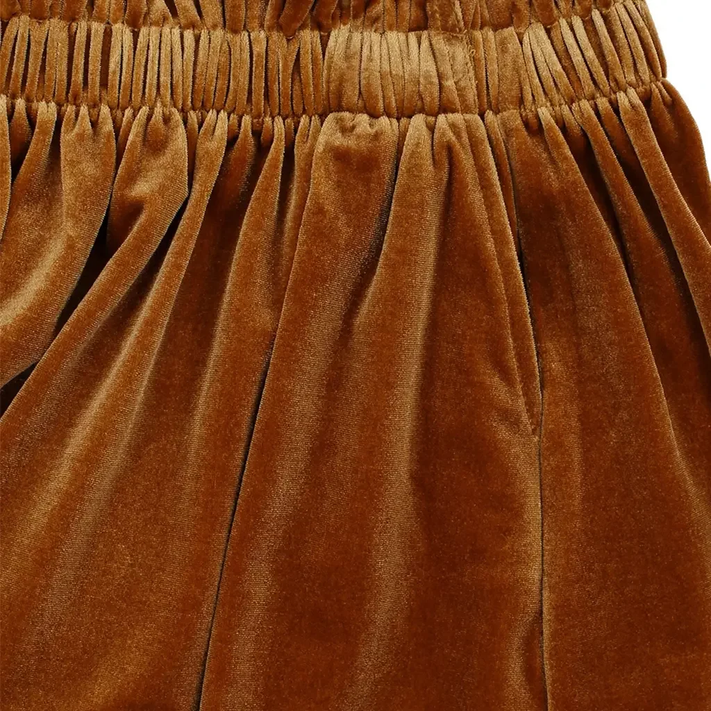 Rokje velvet (ochre yellow)